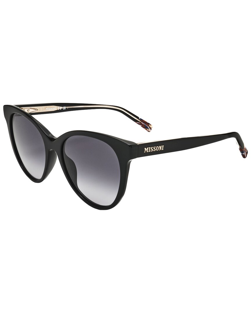 Missoni | Womens | MIS 0029/S 54mm Sunglasses | Black | Smoke Gradient Lens
