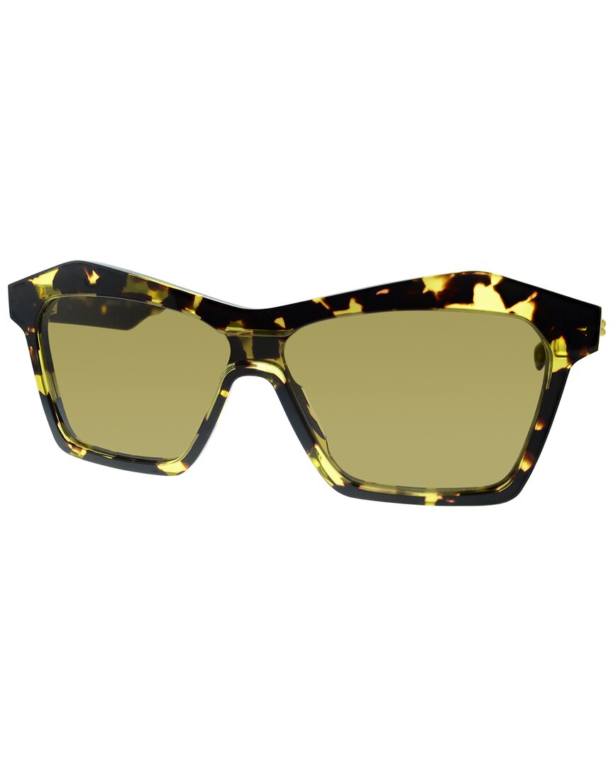 Bottega Veneta | Womens | BV1093S 99mm Sunglasses | Havana | Brown Lens