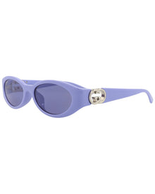 Gucci | Womens | GG1662SA 56mm Sunglasses | Shiny Lilac | Violet Tinted Lens