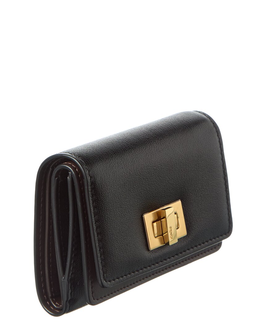 FENDI | Womens | Way Small Leather Card Holder | Black