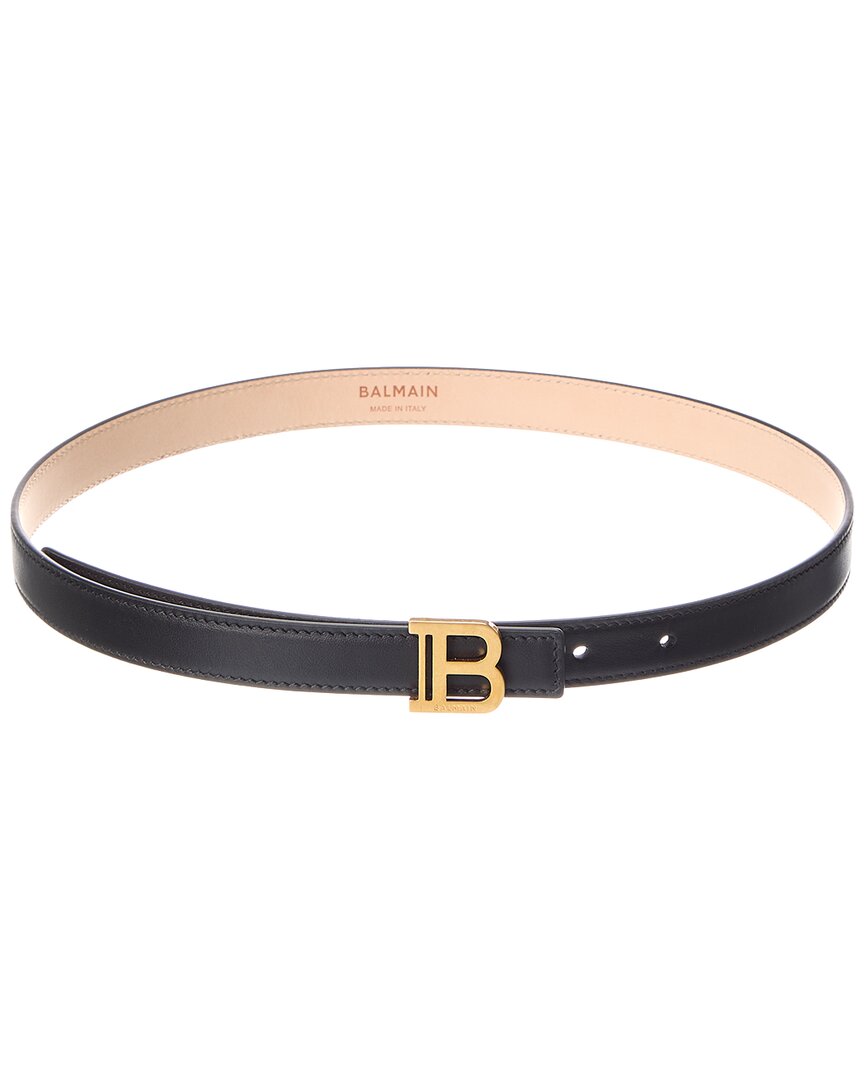 Balmain | Womens | Leather Belt | Black