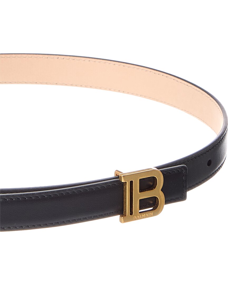Balmain | Womens | Leather Belt | Black
