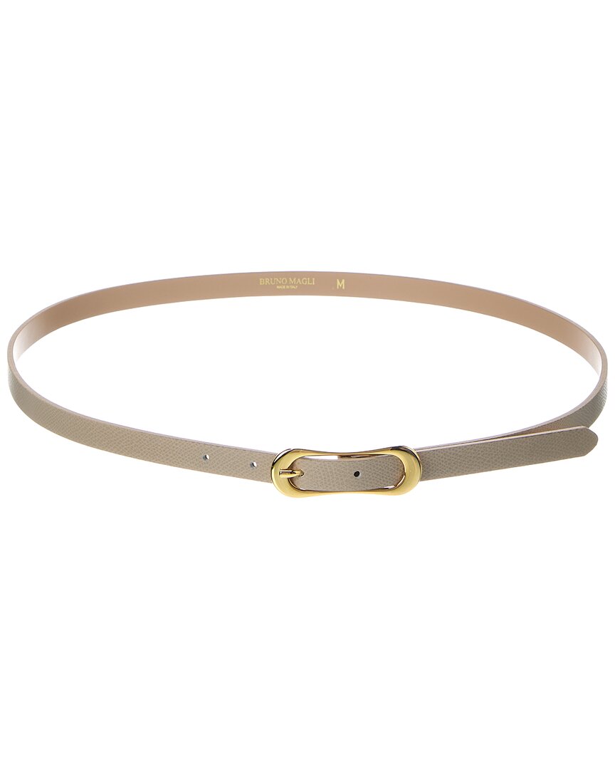 Bruno Magli | Womens | Carla Leather Belt | Beige