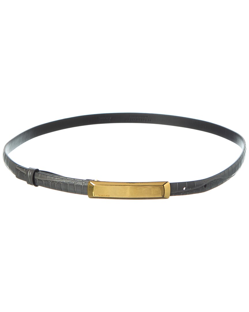 Tom Ford | Womens | Leather Belt | Grey