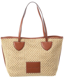 Marc Jacobs | Womens | Straw On Your Marc Canvas Tote | Beige