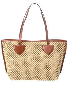 Marc Jacobs | Womens | Straw On Your Marc Canvas Tote | Beige