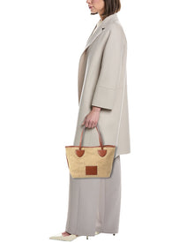 Marc Jacobs | Womens | Straw On Your Marc Canvas Tote | Beige