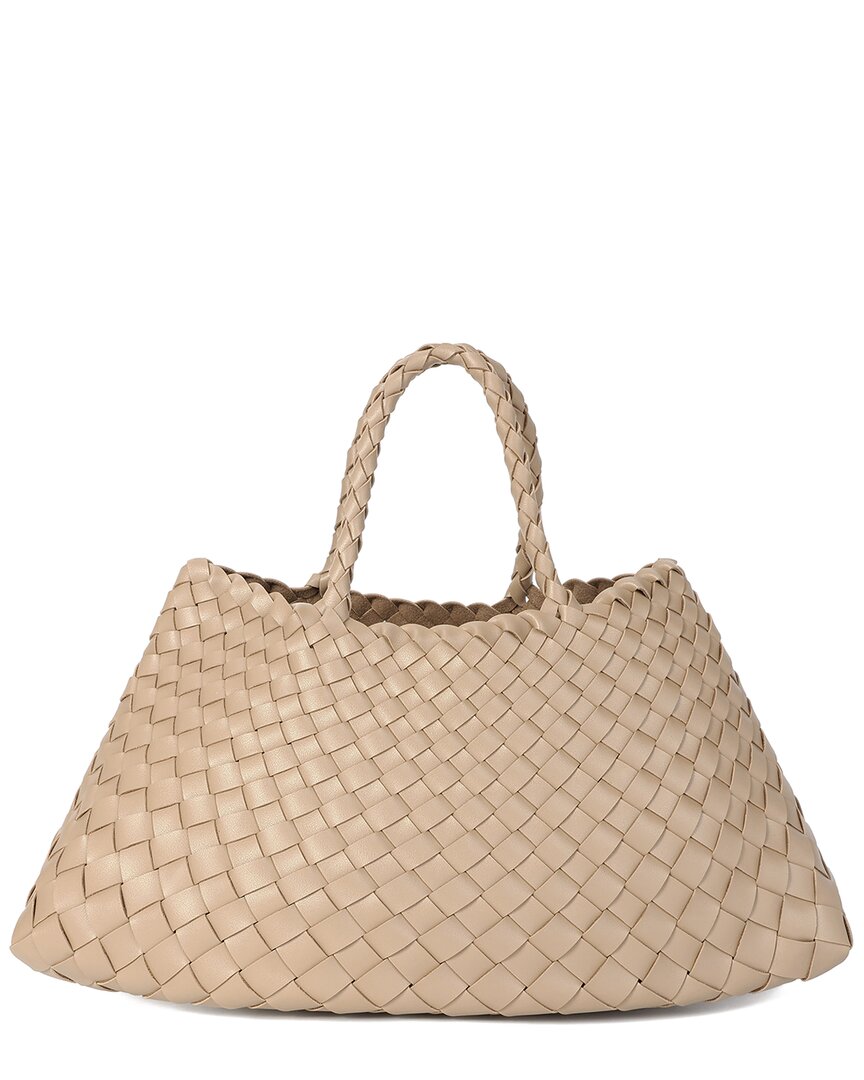 Tiffany & Fred Paris | Womens | Woven Leather Tote | Pink
