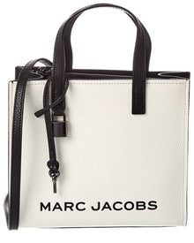 Marc Jacobs | Womens | Grind Mini Leather Tote | White/Black