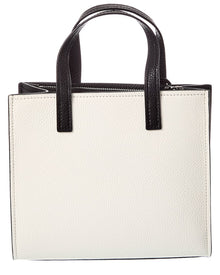 Marc Jacobs | Womens | Grind Mini Leather Tote | White/Black