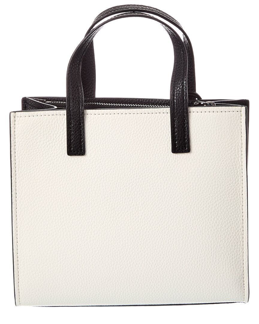 Marc Jacobs | Womens | Grind Mini Leather Tote | White/Black