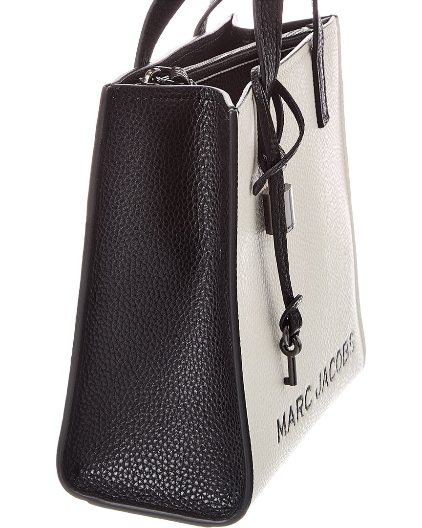 Marc Jacobs | Womens | Grind Mini Leather Tote | White/Black