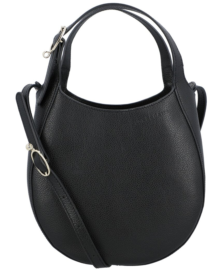 Longchamp | Womens | Le Foulonne Leather Tote | Black