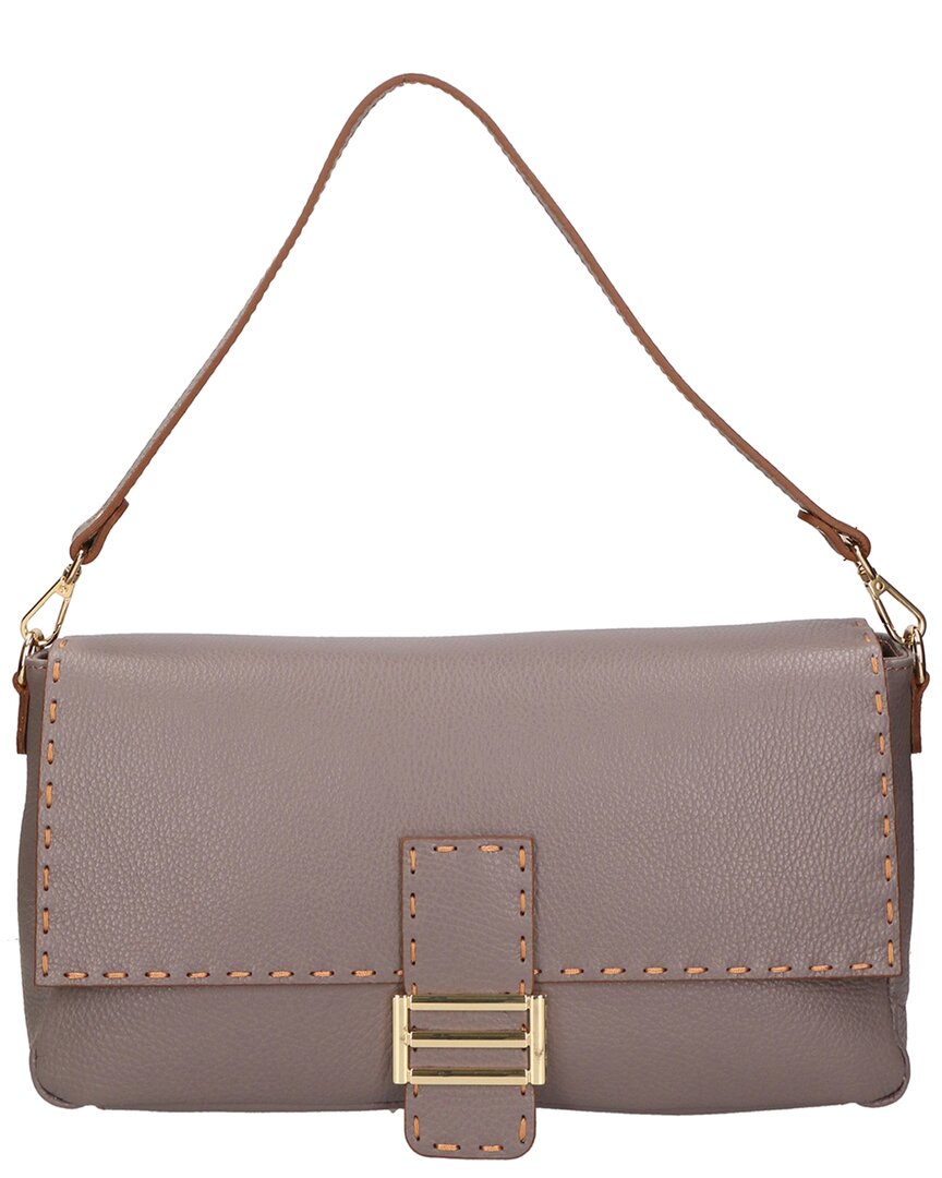 Chiara Ferretti | Womens | Leather Shoulder Bag | Grey