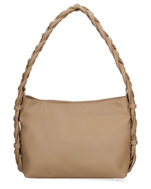 Chiara Ferretti | Womens | Leather Shoulder Bag | Smooth Taupe