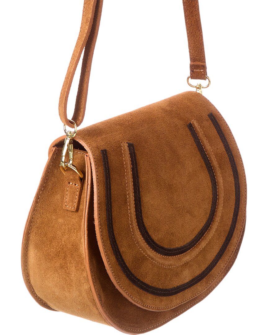Isabella Rossetti | Unisex | Callie27 Leather Crossbody | Brown