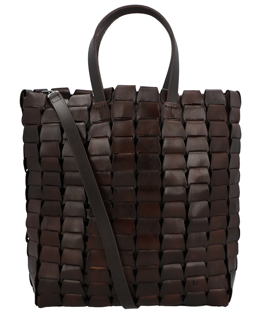 Dragon Diffusion | Womens | Link Leather Tote | Brown