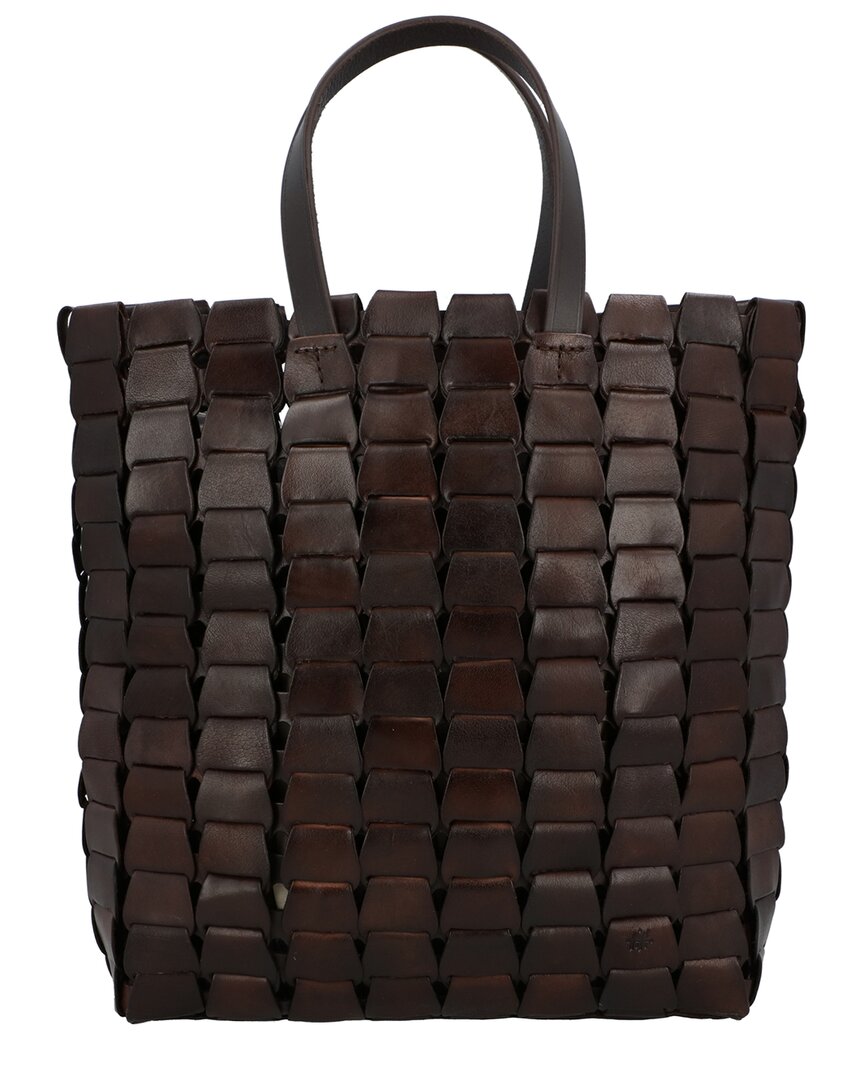 Dragon Diffusion | Womens | Link Leather Tote | Brown