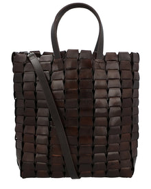 Dragon Diffusion | Womens | Link Tote Leather Tote | Brown