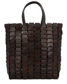 Dragon Diffusion | Womens | Link Tote Leather Tote | Brown