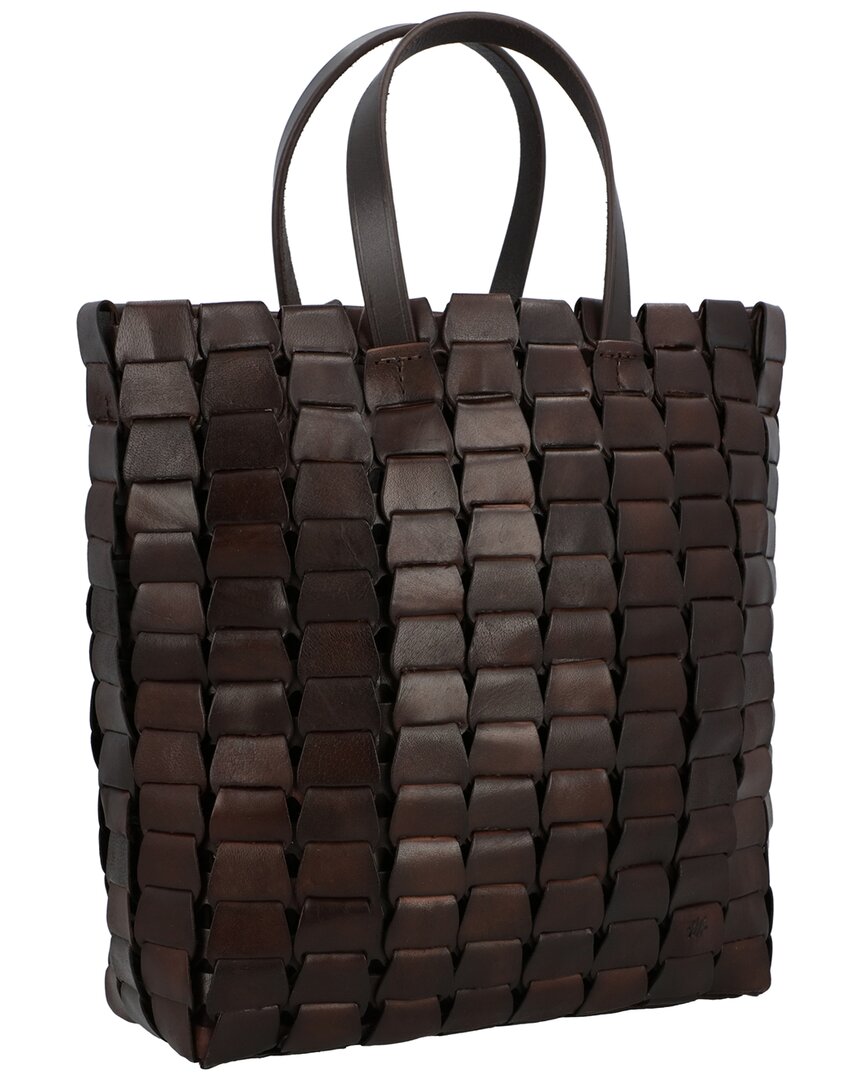 Dragon Diffusion | Womens | Link Tote Leather Tote | Brown