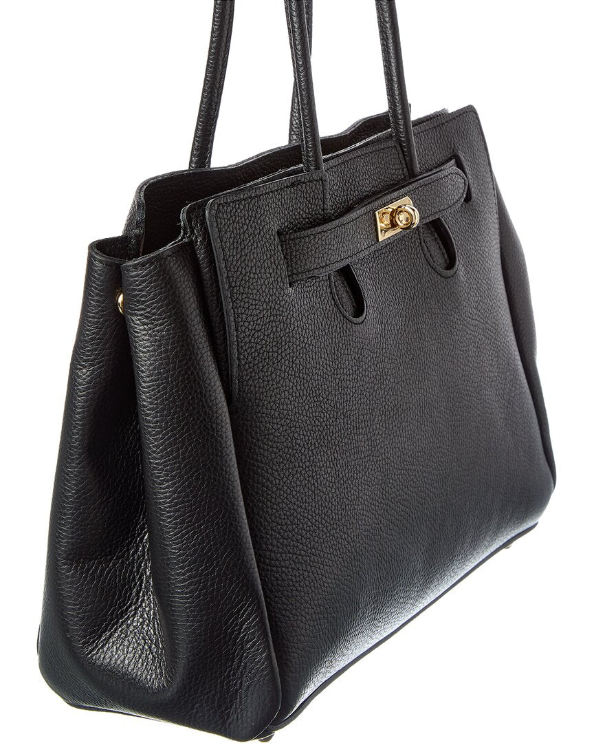 Isabella Rossetti | Womens | Beatrix Leather Handbag | Black