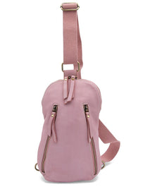 Bolsa Nova | Unisex | Logan Leather Sling Bag | Pink