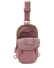 Bolsa Nova | Unisex | Logan Leather Sling Bag | Pink