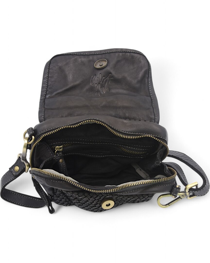 Bolsa Nova | Unisex | Leather Lily Mini Bag | Black