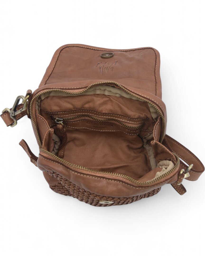 Bolsa Nova | Unisex | Leather Lily Mini Bag | Cognac