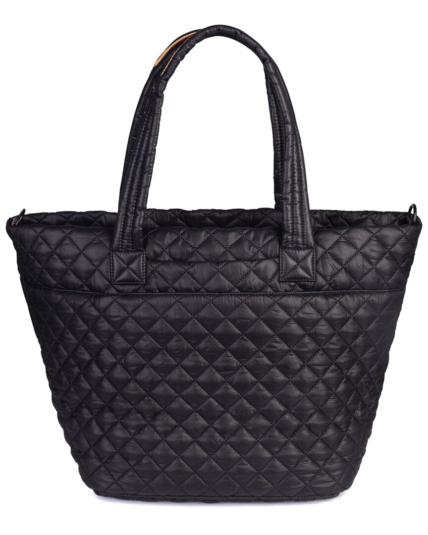 M Z Wallace | Womens | MZ Wallace Medium Metro Nylon & Leather Tote Deluxe | Black