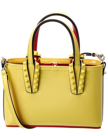 Christian Louboutin | Womens | Cabata Nano Patent Tote | Yellow