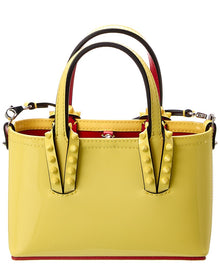Christian Louboutin | Womens | Cabata Nano Patent Tote | Yellow