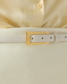 Mini No. 10 Belt | Linen/Gold