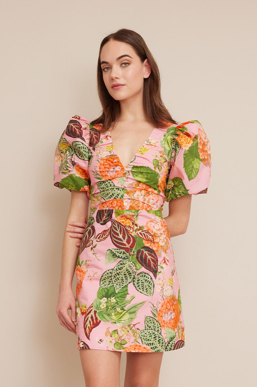 Aliza Dress | Avery Floral Pink