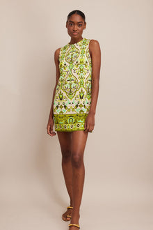 Mackenzie Dress | Damask Green