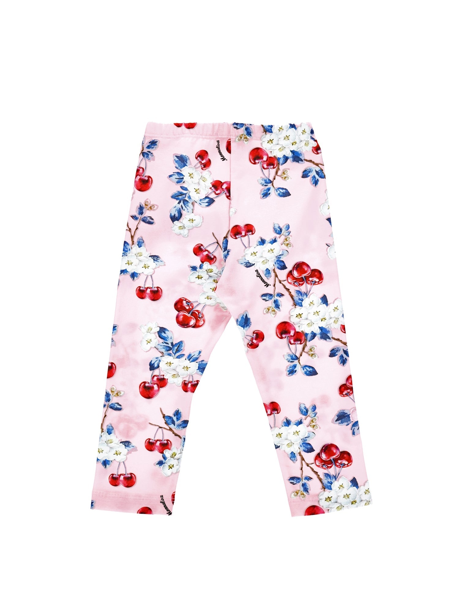 Girls | Cherry Print Leggings | FairyTale Pink