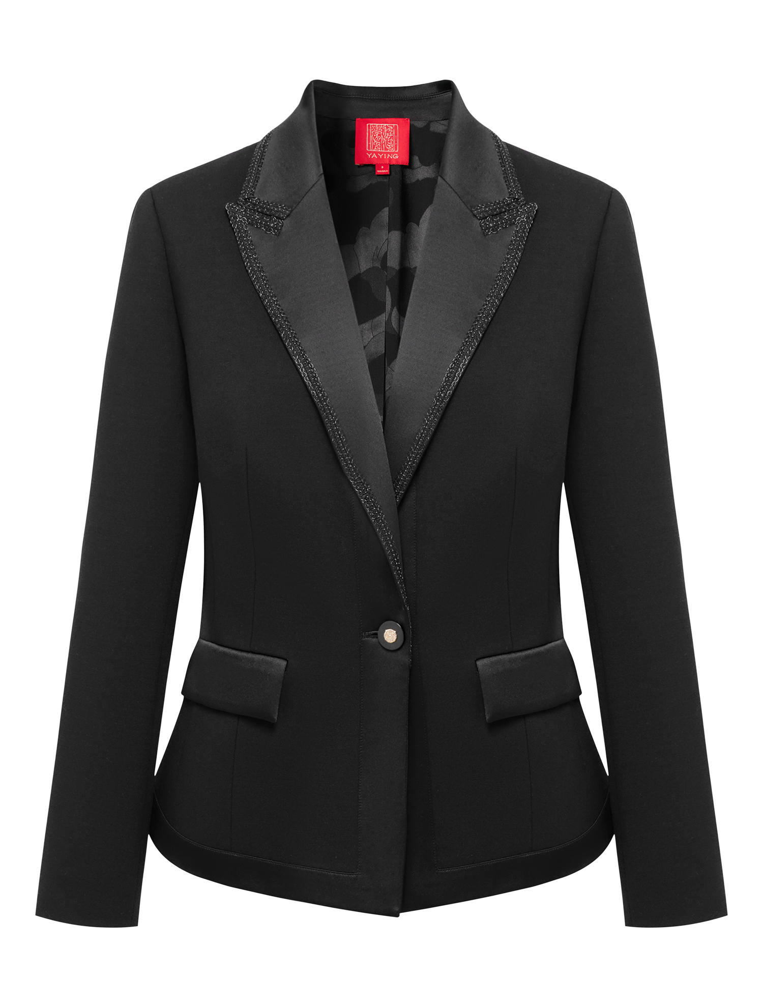 Merino Wool Suit Jacket | Black