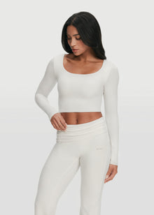 Soft Seamless Lounge Pants | White