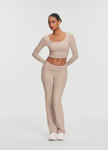 Soft Seamless Lounge Pants | Oat Milk