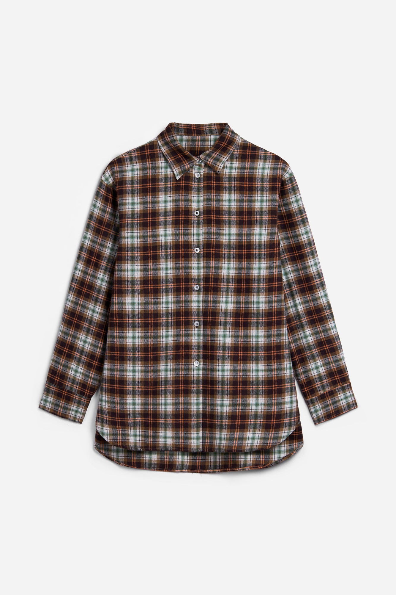 Flannel PJ Set | Multi Brown