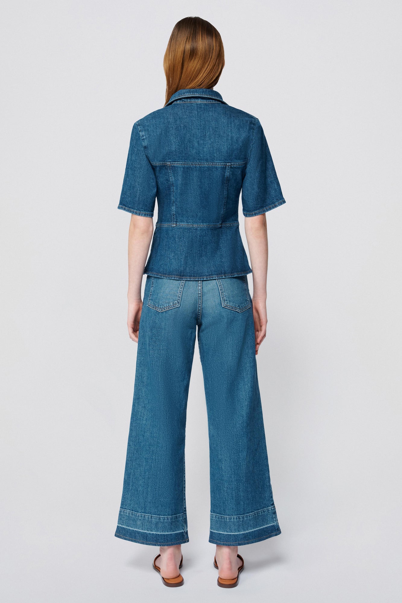 Mid-Rise Jude Mid Rise Crop Wide Leg - SIMKHAI