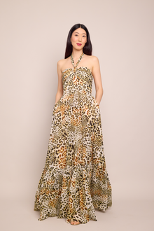 Piana Maxi Dress | Cheetah Natural