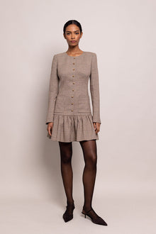 Adams Dress | Glen Hound Plaid