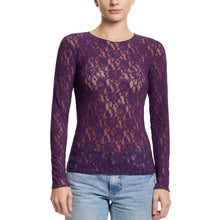 Signature Lace Long Sleeve Top | Stone Fruit (Purple)