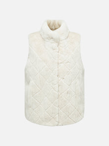 Sleeveless Coat | Beige