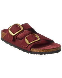 Birkenstock | Womens | Arizona Big Buckle Narrow Leather Sandal | Red