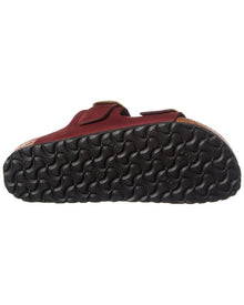 Birkenstock | Womens | Arizona Big Buckle Narrow Leather Sandal | Red
