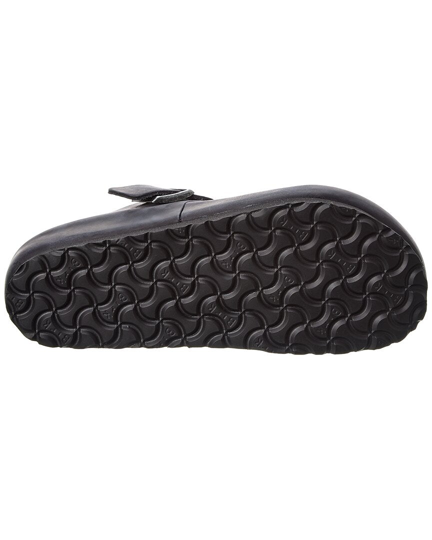 Birkenstock | Womens | London Oiled Leather Clog | Black