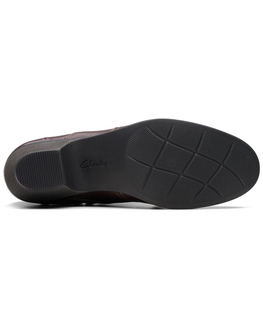 Clarks | Womens | Emily2 Opal Leather Bootie | Brown